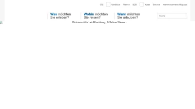 Screenshot of Niederoesterreich.at