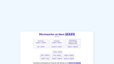 Screenshot of Aulex.org