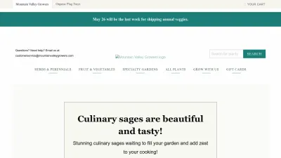 Screenshot of Mountainvalleygrowers.com