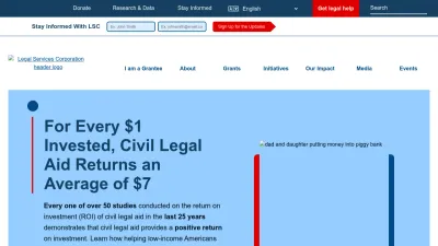 Screenshot of Lsc.gov