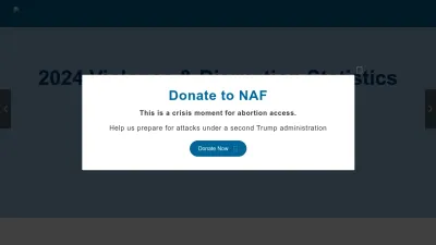 Screenshot of Prochoice.org