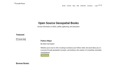 Screenshot of Locatepress.com