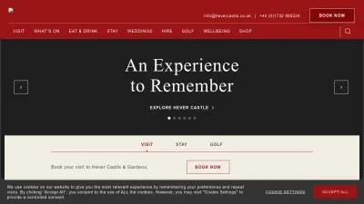 Screenshot of Hevercastle.co.uk