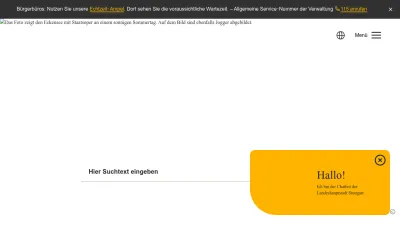 Screenshot of Stuttgart.de