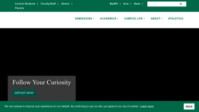 Screenshot of Iwu.edu
