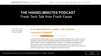 Screenshot of Hanselminutes.com