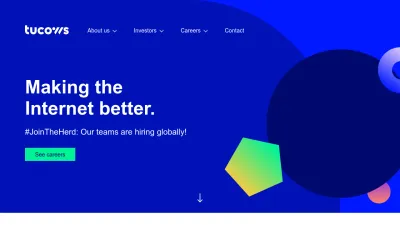 Screenshot of Tucows.com