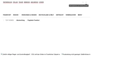 Screenshot of Fnp.de