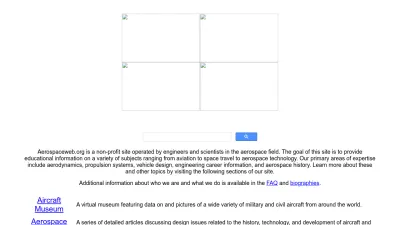 Screenshot of Aerospaceweb.org