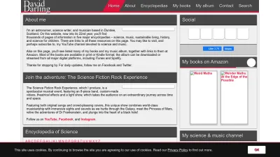 Screenshot of Daviddarling.info
