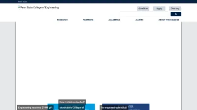 Screenshot of Engr.psu.edu