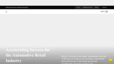 Screenshot of Nada.org