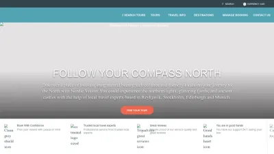 Screenshot of Nordicvisitor.com