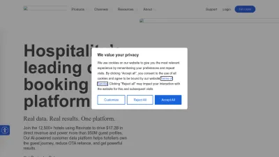 Screenshot of Revinate.com