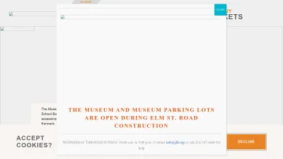 Screenshot of Jfk.org