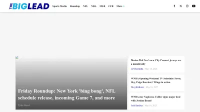 Screenshot of Thebiglead.com