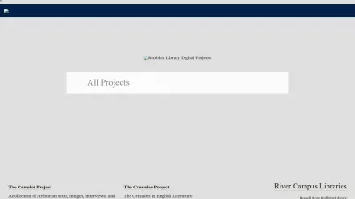Screenshot of D.lib.rochester.edu