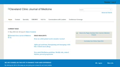 Screenshot of Ccjm.org