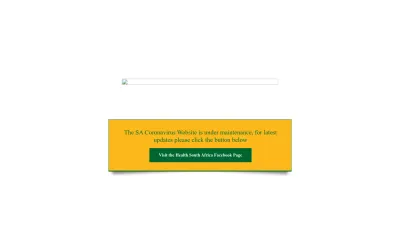 Screenshot of Sacoronavirus.co.za