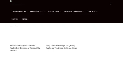 Screenshot of Modernman.com