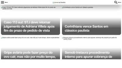 Screenshot of Jornaldebrasilia.com.br