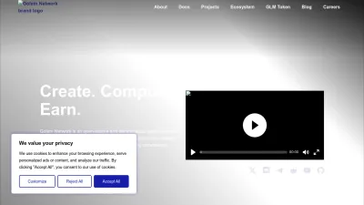 Screenshot of Golem.network