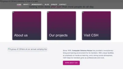 Screenshot of Csh.rit.edu