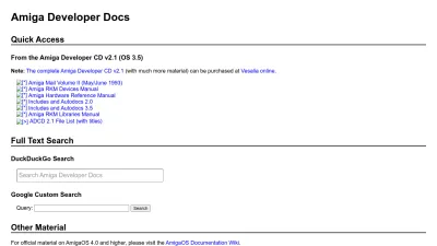 Screenshot of Amigadev.elowar.com