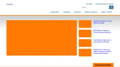 Screenshot of Cpwr.com