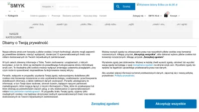 Screenshot preview of smyk.com