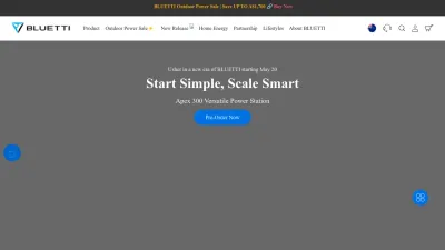 Screenshot of Bluettipower.com.au