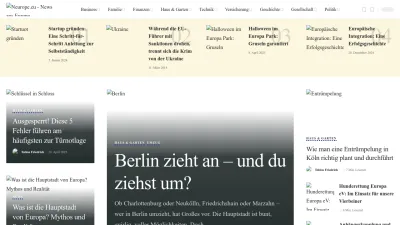 Screenshot of Neurope.eu
