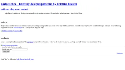 Screenshot of Kadyellebee.com
