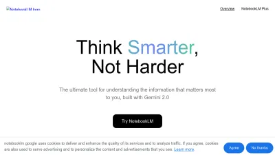 Screenshot of Notebooklm.google