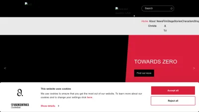 Screenshot of Agathachristie.com