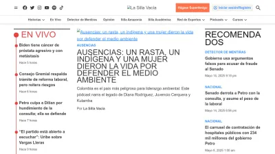 Screenshot of Lasillavacia.com