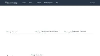 Screenshot of Openintro.org