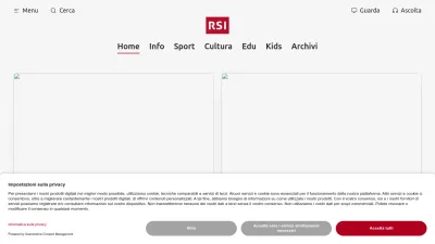 Screenshot of Rsi.ch