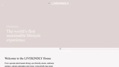 Screenshot of Livekindly.com