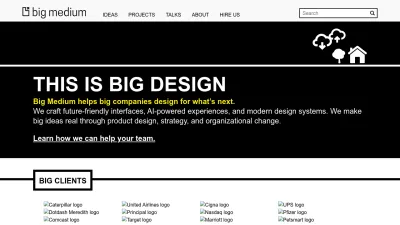 Screenshot of Bigmedium.com