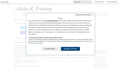 Screenshot of Alaintruong.com