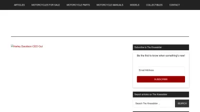Screenshot preview of thekneeslider.com