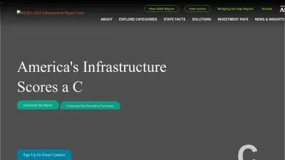 Screenshot of Infrastructurereportcard.org