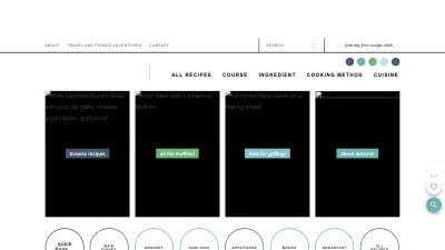 Screenshot preview of tasteandtellblog.com