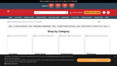 Screenshot preview of gardenbuildingsdirect.co.uk
