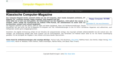 Screenshot preview of stcarchiv.de