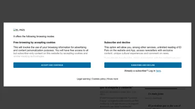 Screenshot of Cultura.elpais.com
