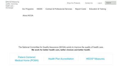 Screenshot of Ncqa.org