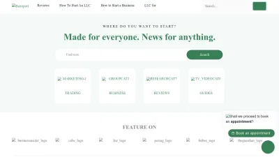 Screenshot of Bizreport.com