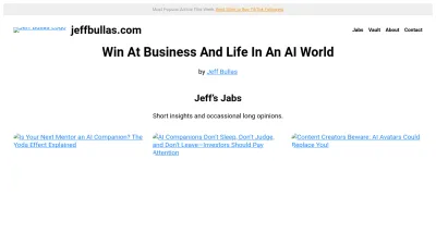 Screenshot of Jeffbullas.com